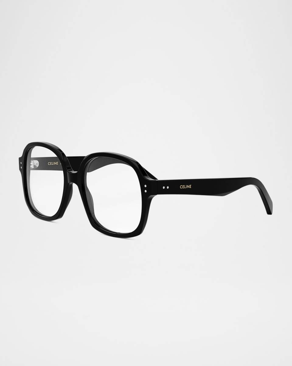 Oversized Round Acetate Optical Glasses